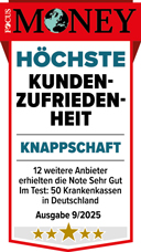 Höchste Kundenzufriedenheit Auszeichnung FOCUS-Money Höchste Kundenzufriedenheit